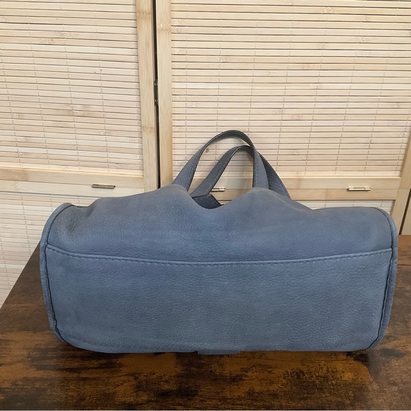 GUCCI Soft Stirrup Leather Shoulder Bag Gray 296856 - Picture 4 of 11